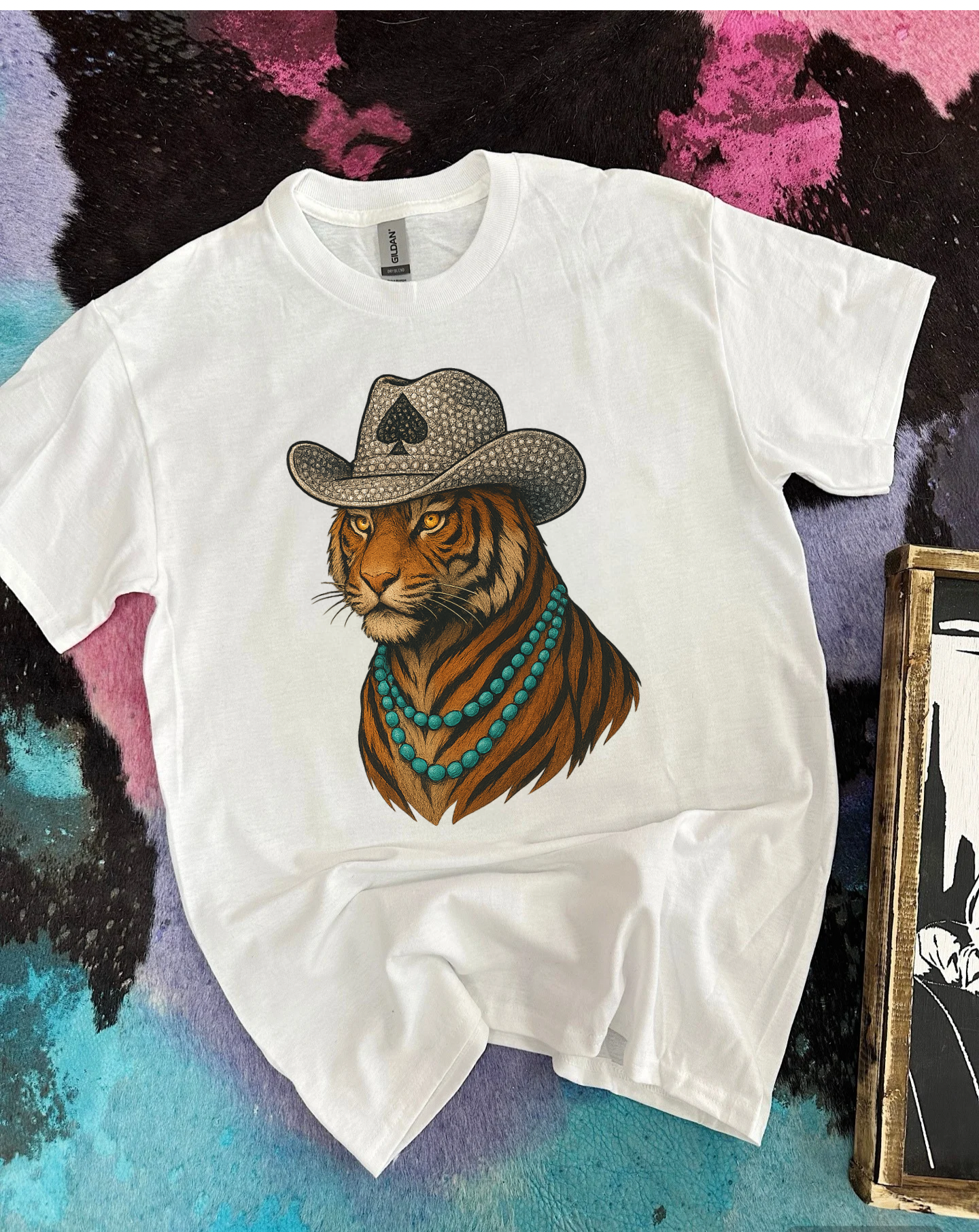 T-Shirt - Tiger Cowboy
