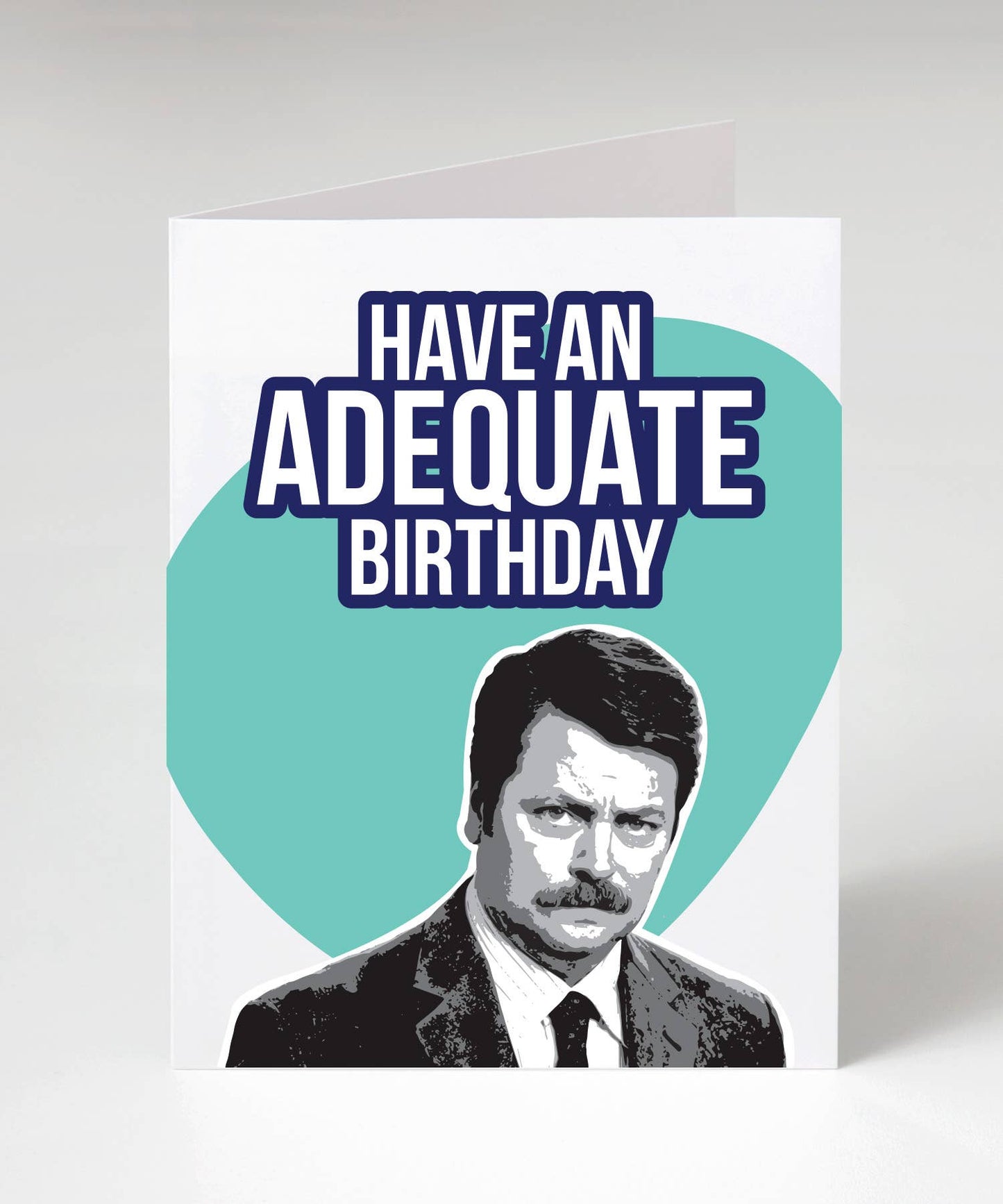 Greeting Card - Adequate Birthday