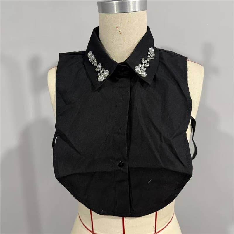 Collar - Diamond Studded Detachable Shirt