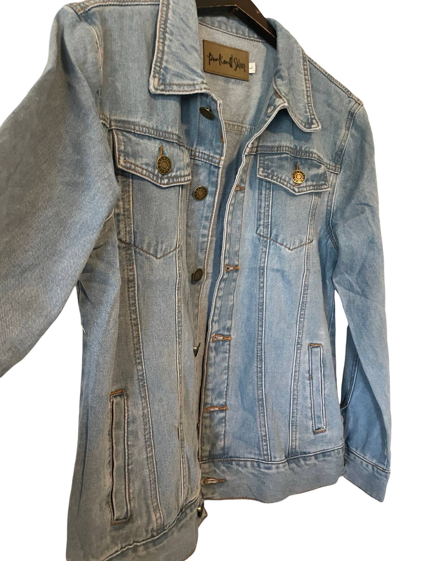 Denim Jacket - Southwest Cow Skull
