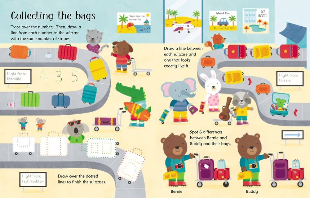 Book- Wipe-Clean Airport Activities