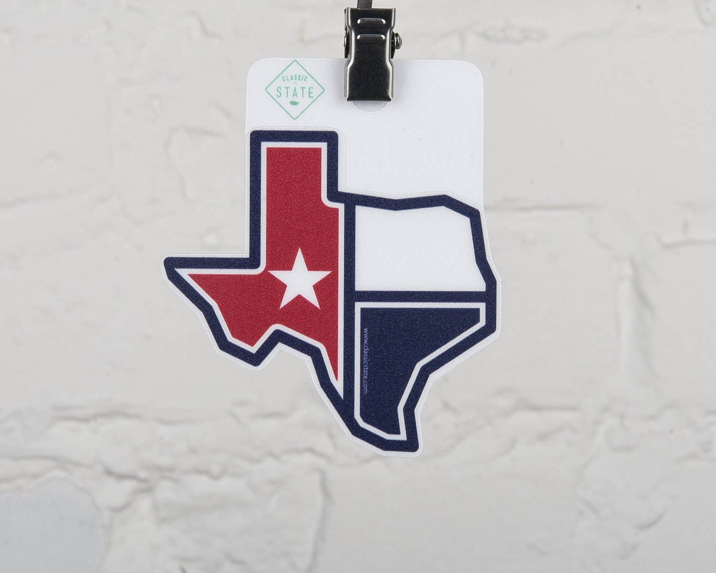 Sticker - Texas Flag State