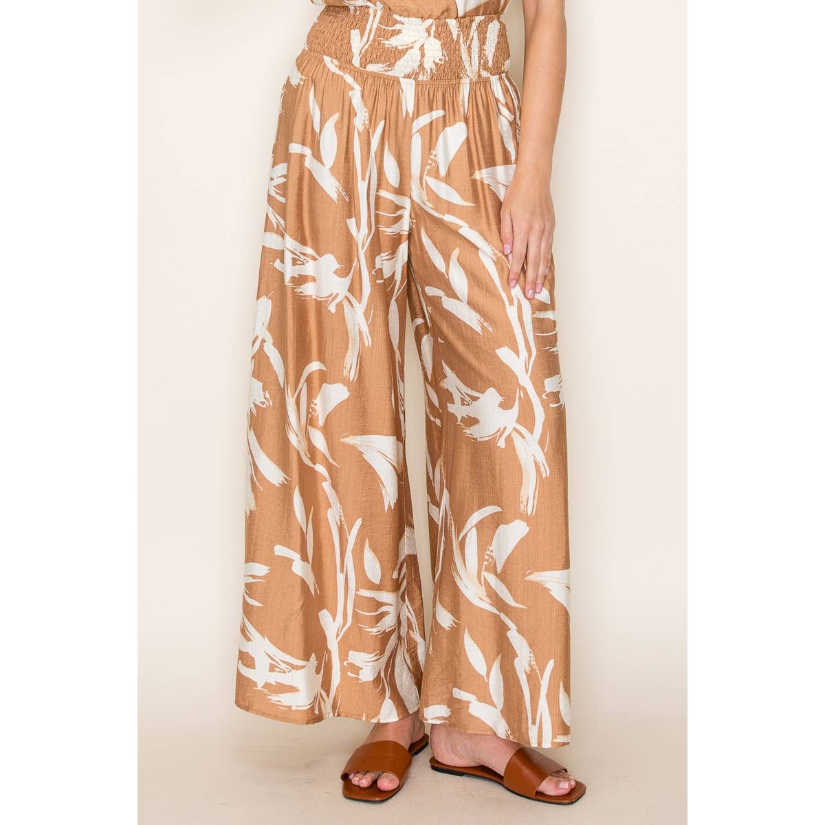 FLORAL PRINT PANTS
