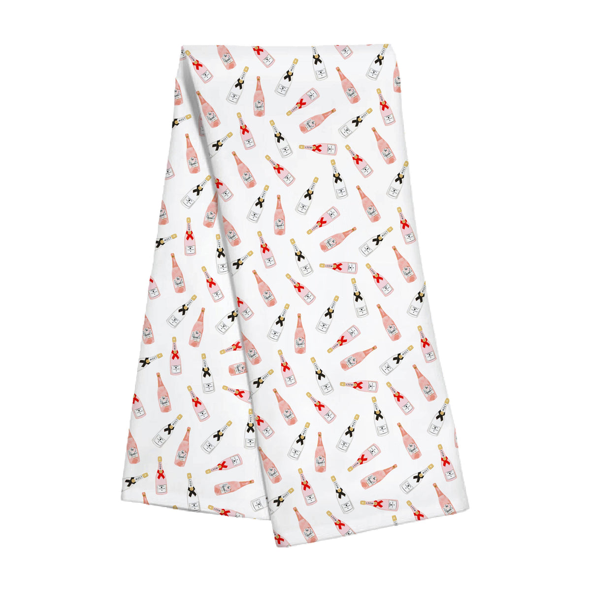 Tea Towel - Pink Champagne Repeat