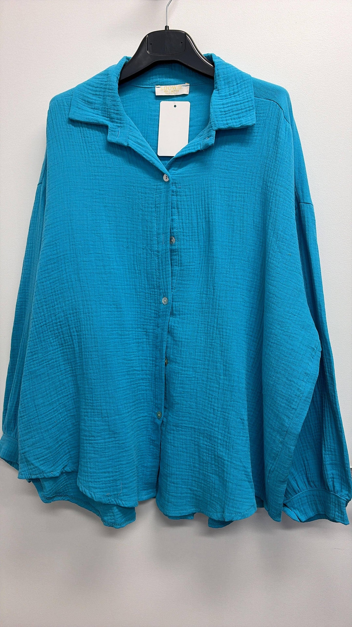 Shirt- Italian Turquoise Evil Eye