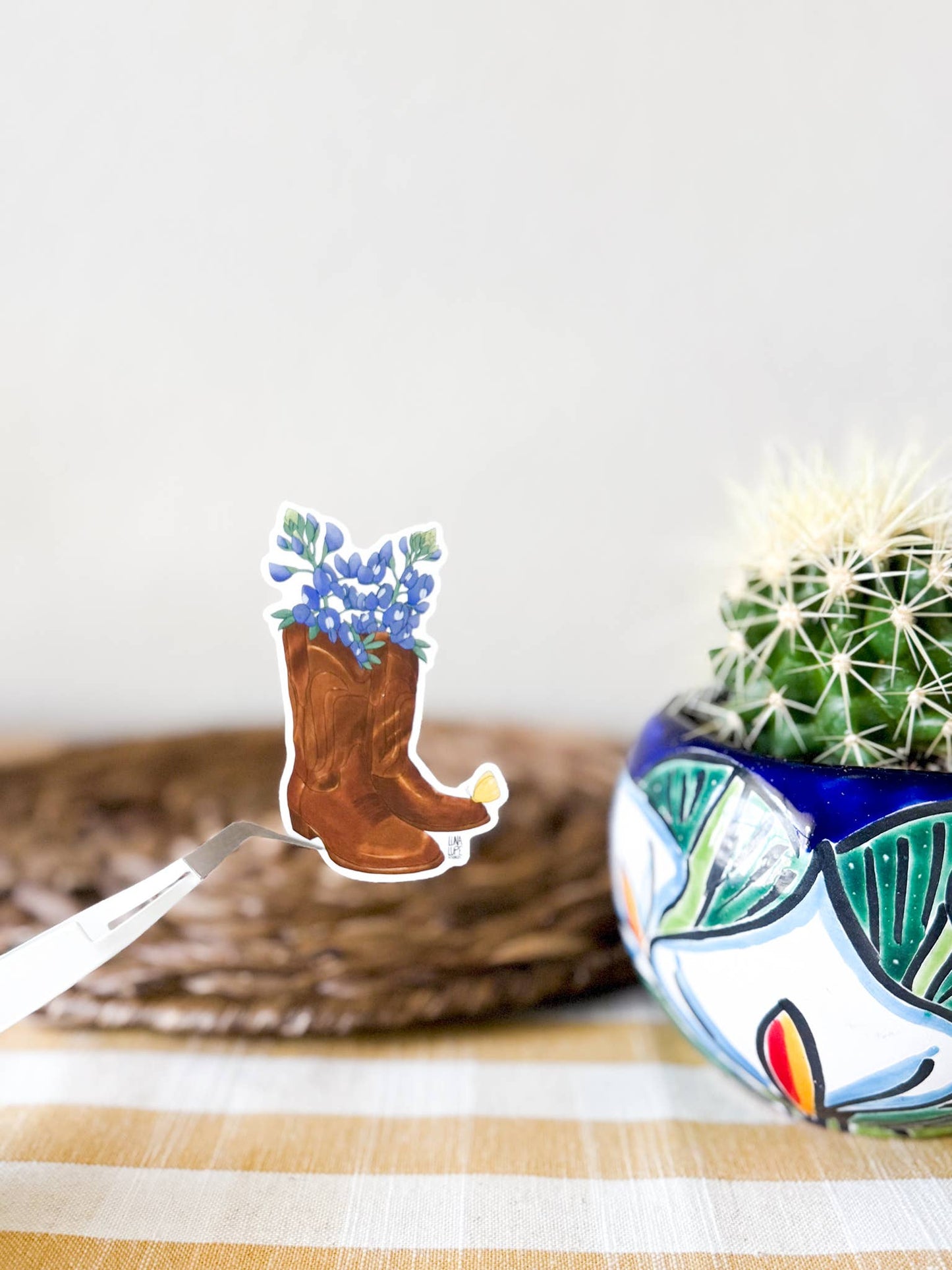 Stickers - Cowboy Boots & Bluebonnets