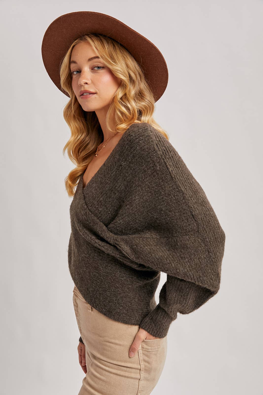 Sweater - Wrap Crossover