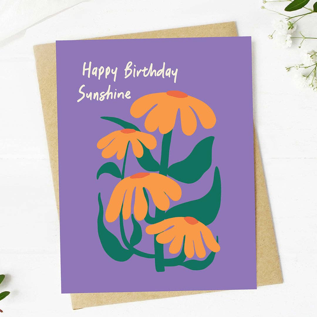 Greeting Card- Happy Birthday Sunshine