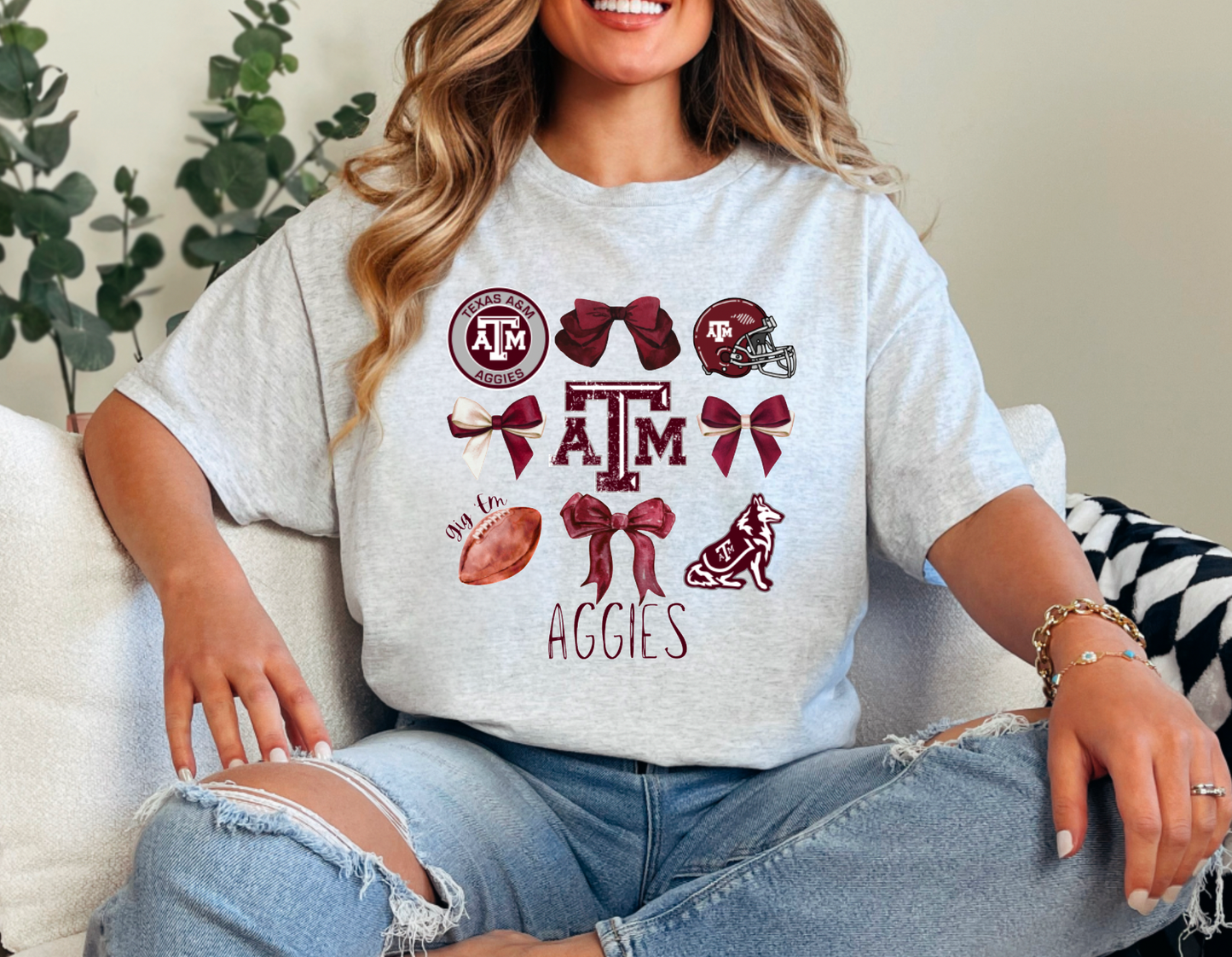 T-Shirt- Texas A&M Aggies Coquette