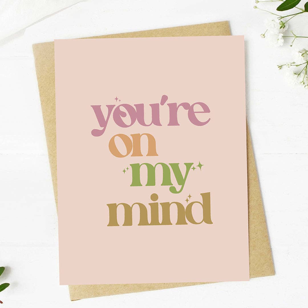 Greeting Card - You're on my mind