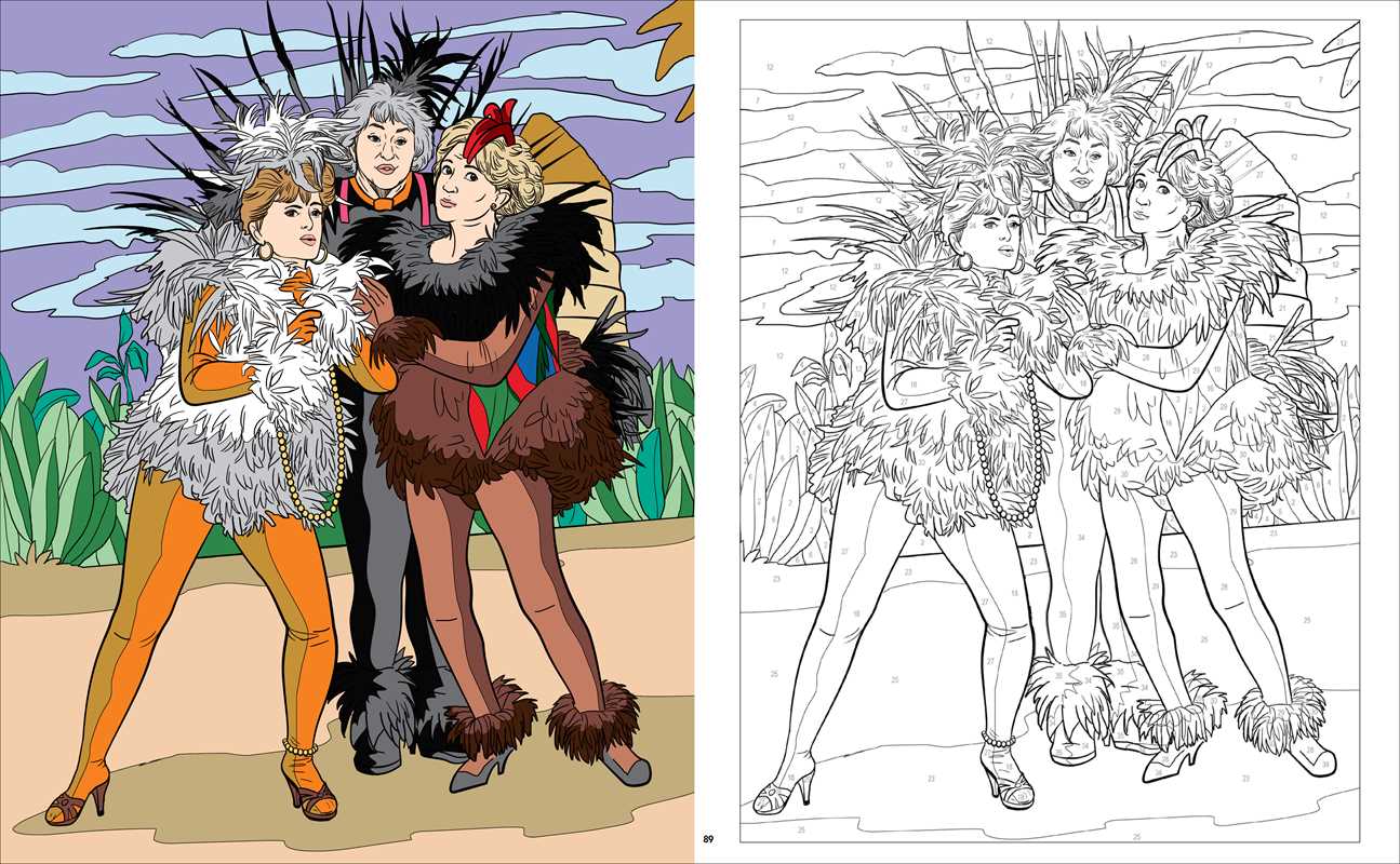Book - Golden Girls Color-by-Number