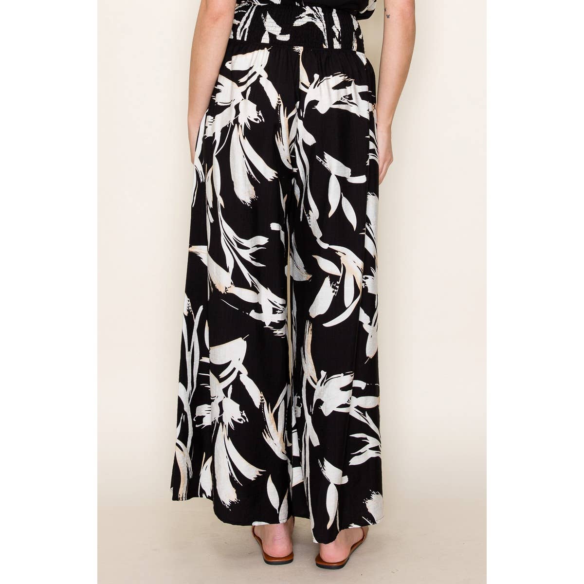 FLORAL PRINT PANTS