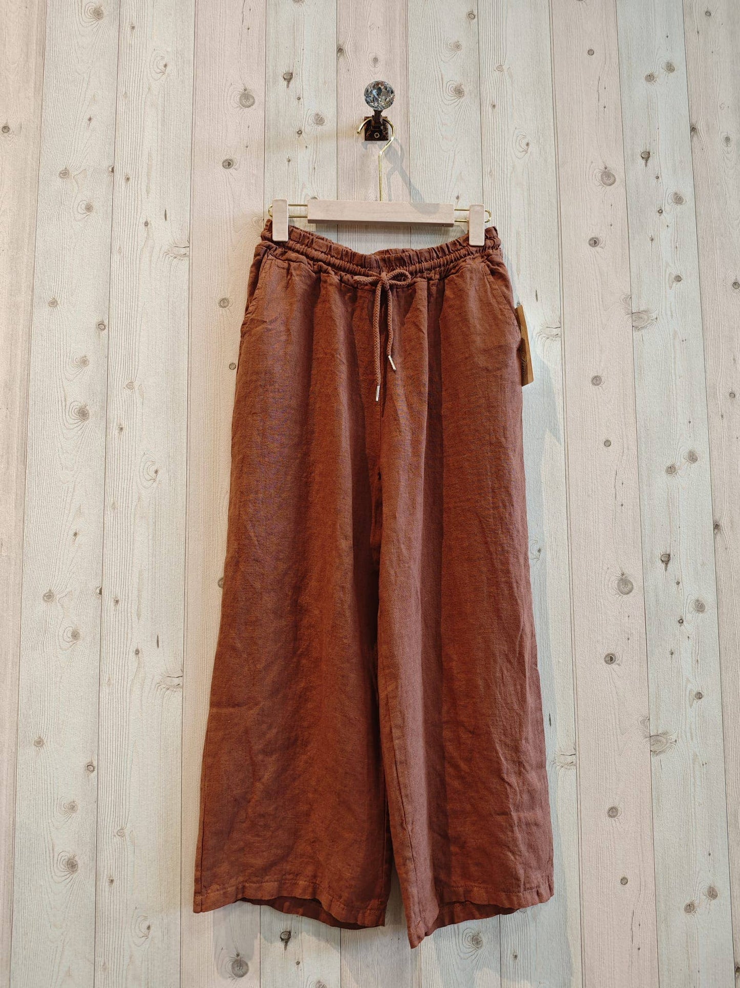 Solid Linen Trousers