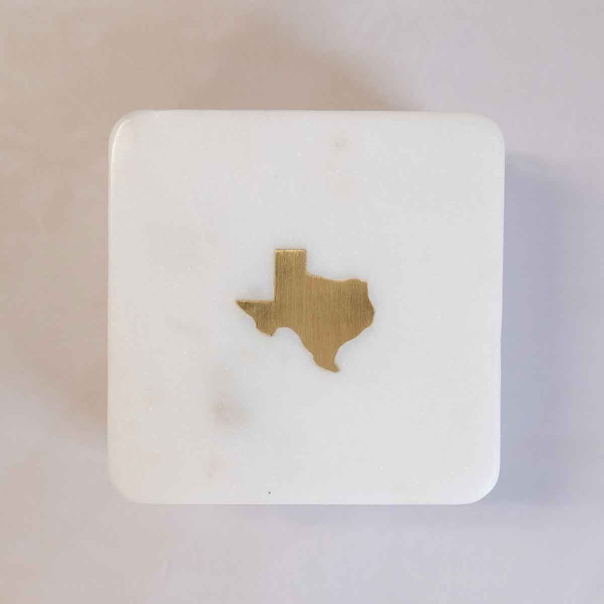 Texas Marble Coasters