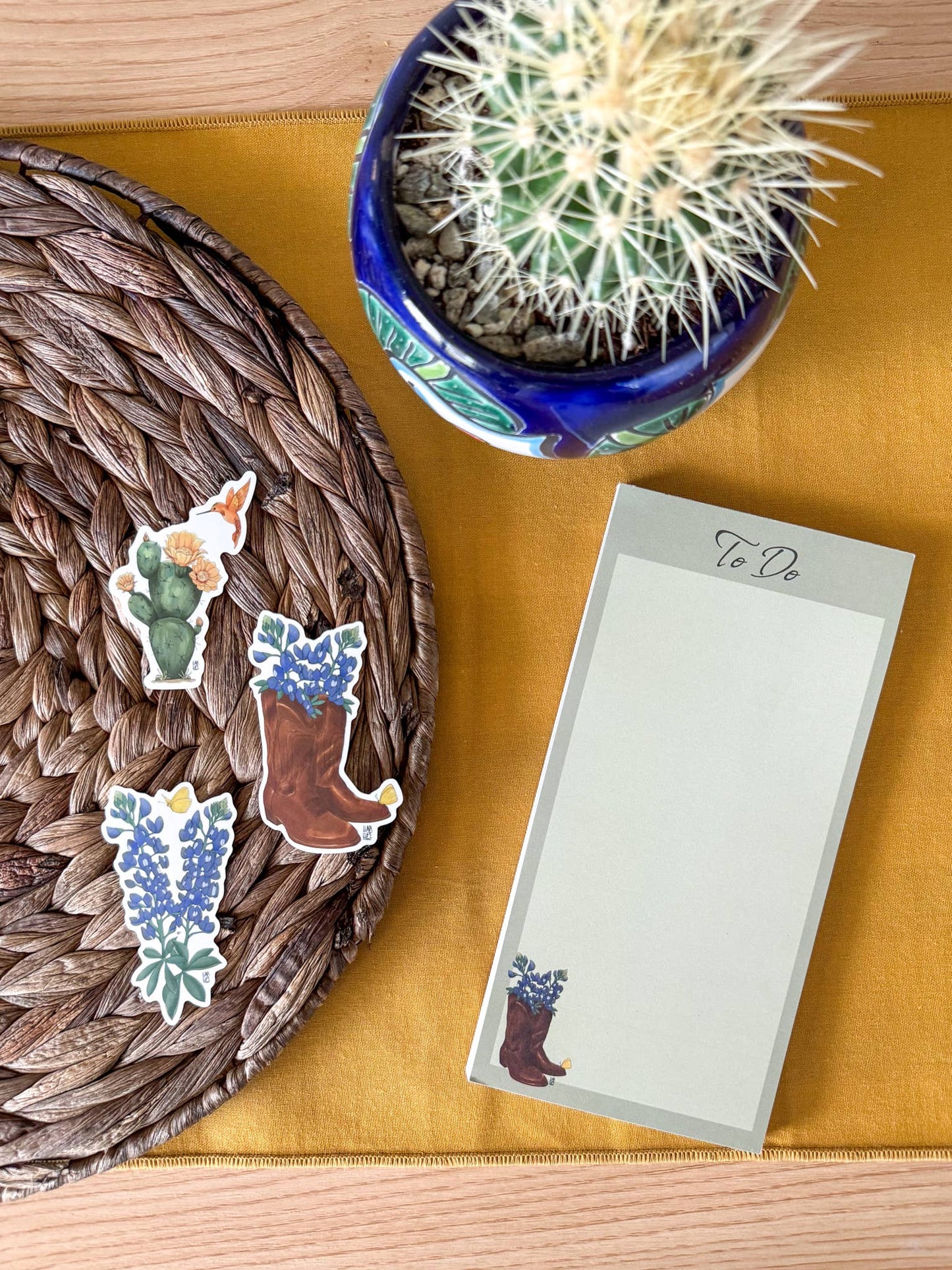 Stickers - Cowboy Boots & Bluebonnets