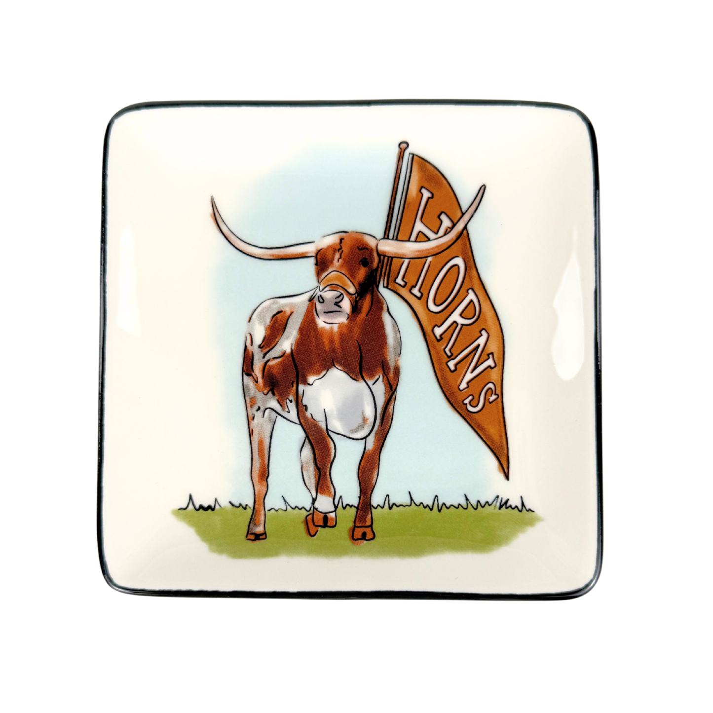 Trinket Tray- Texas Bevo