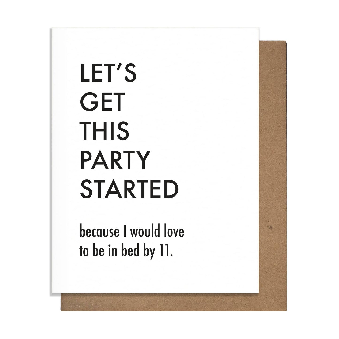Greeting Card - Birthday - Party Started