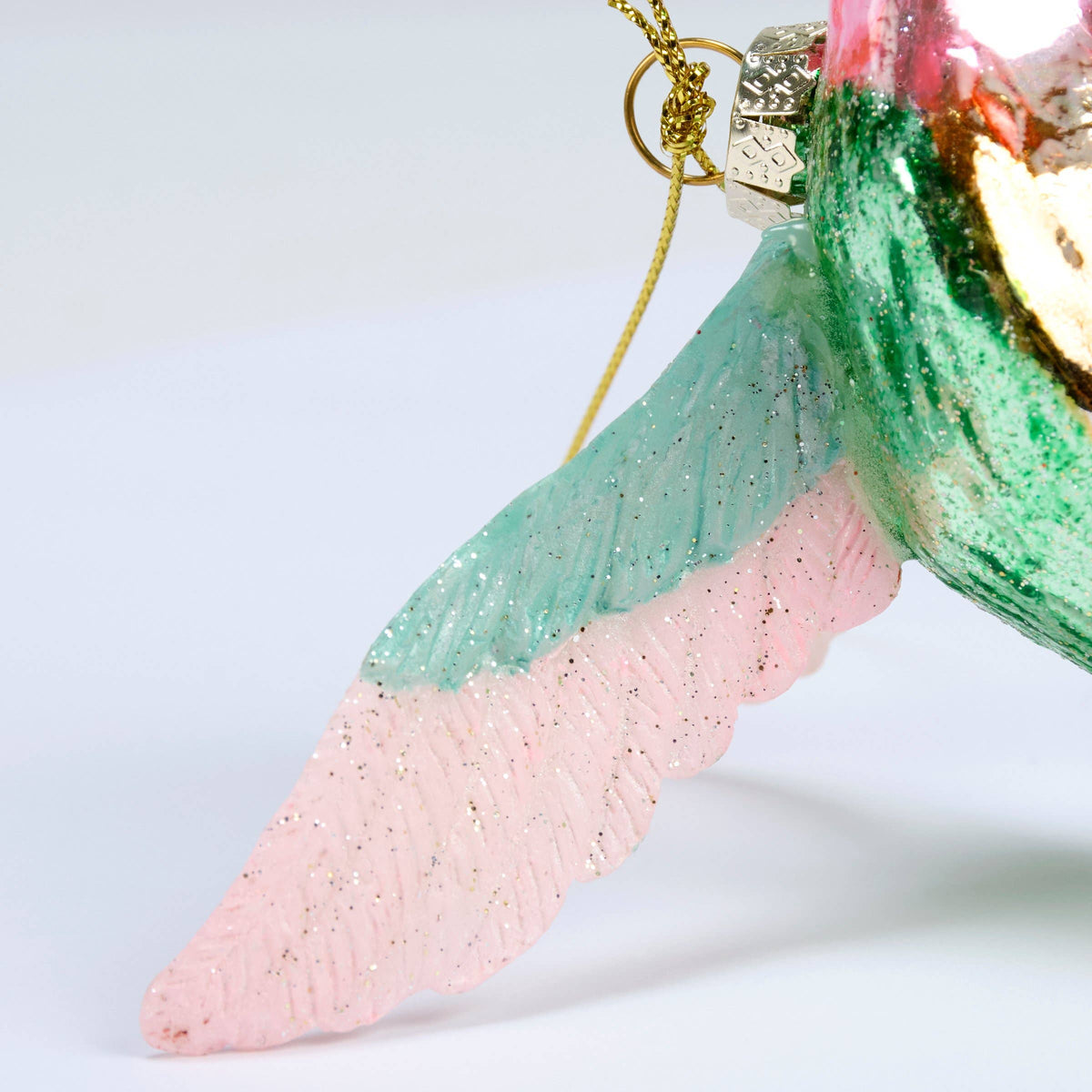 Ornament - Glass Hummingbird