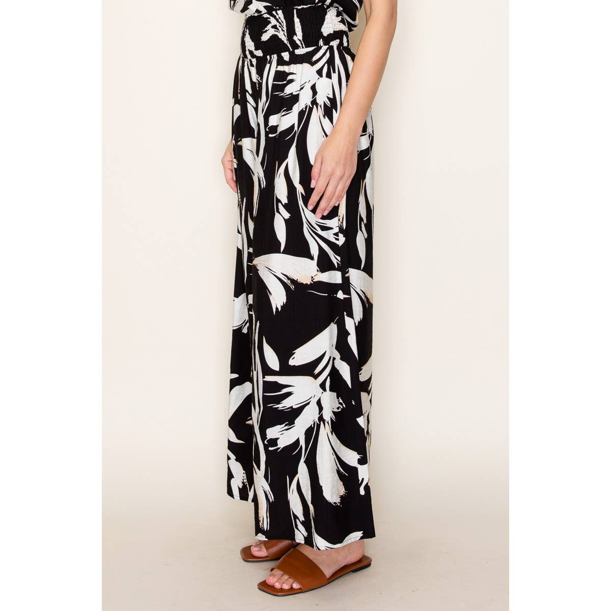FLORAL PRINT PANTS