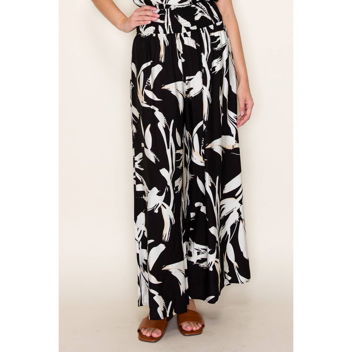 FLORAL PRINT PANTS
