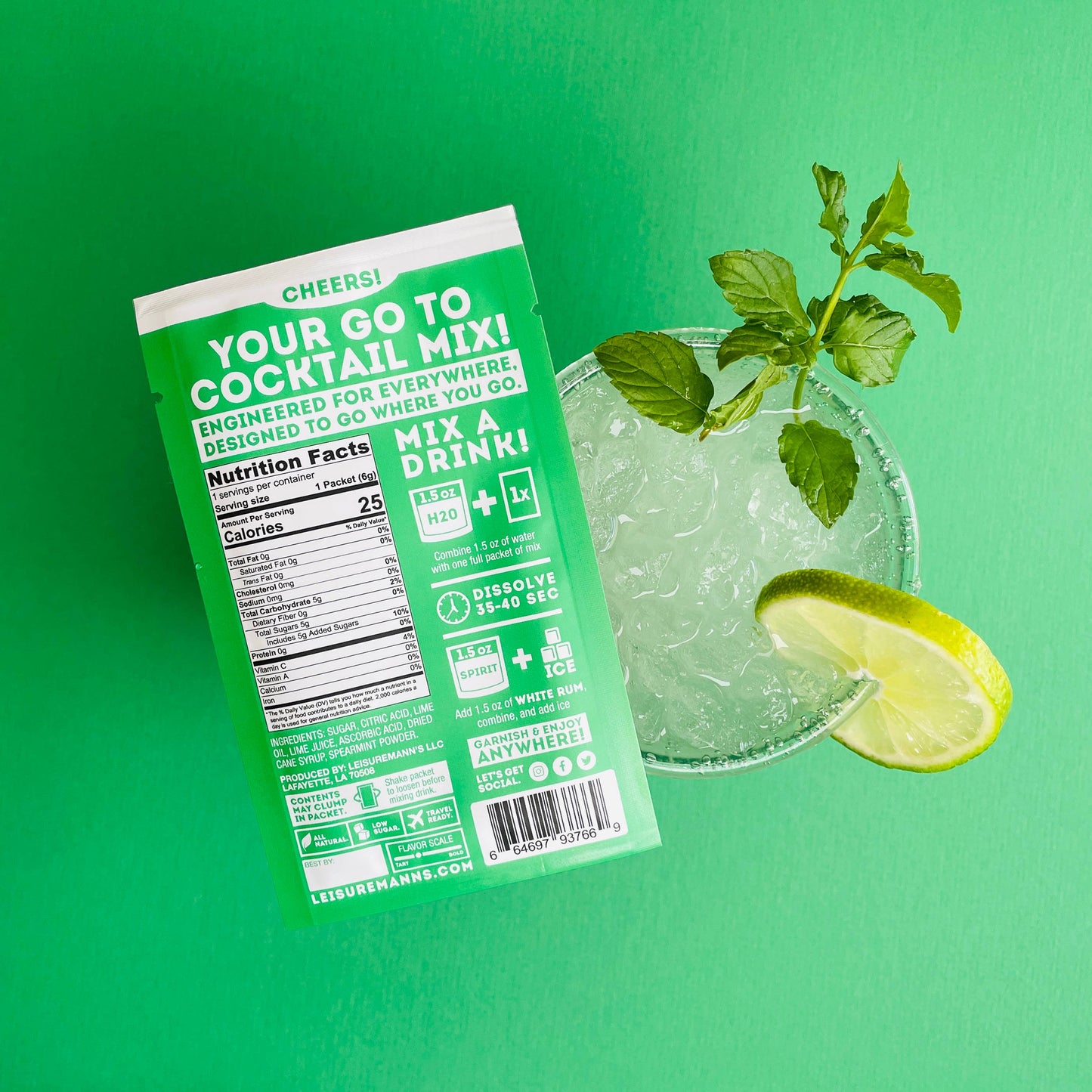 Cocktail Mixer - Mojito Single Serve