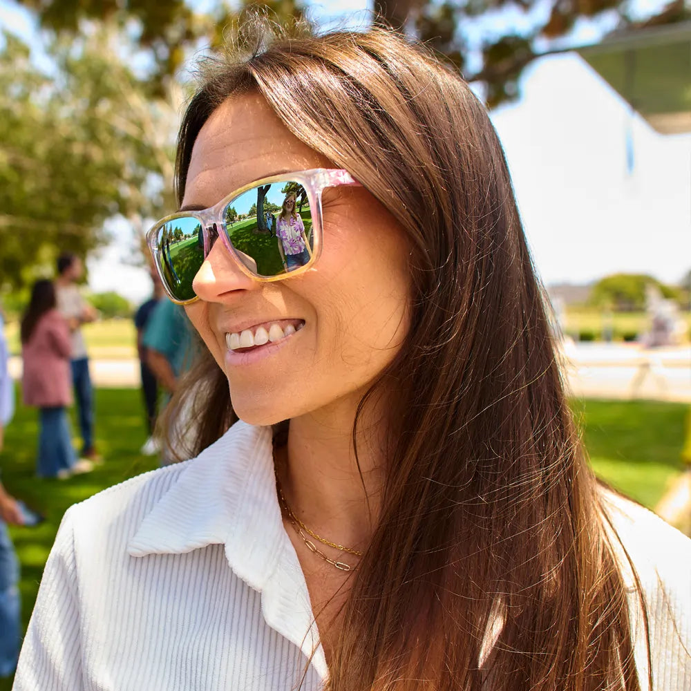 Sunglasses by Knockaround - Fast Lanes - Rainbow Sno-Cone