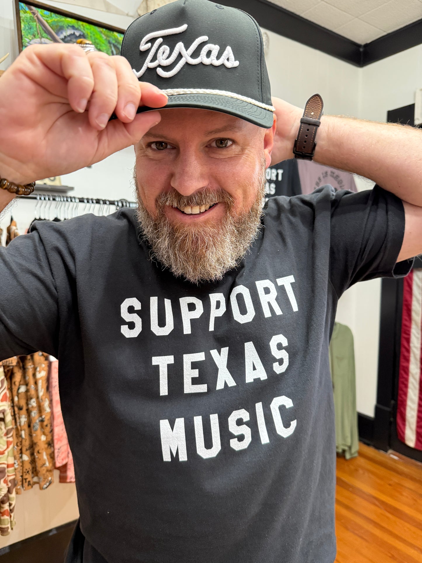 T-Shirt - Support Texas Music