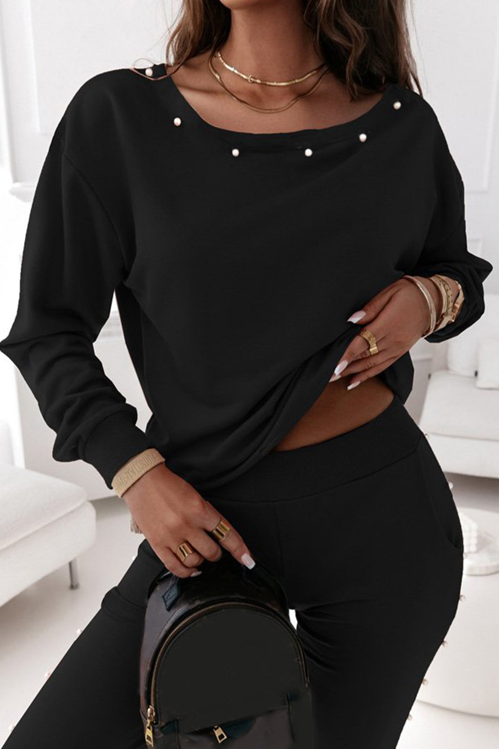 Black Pearl Jogger Set