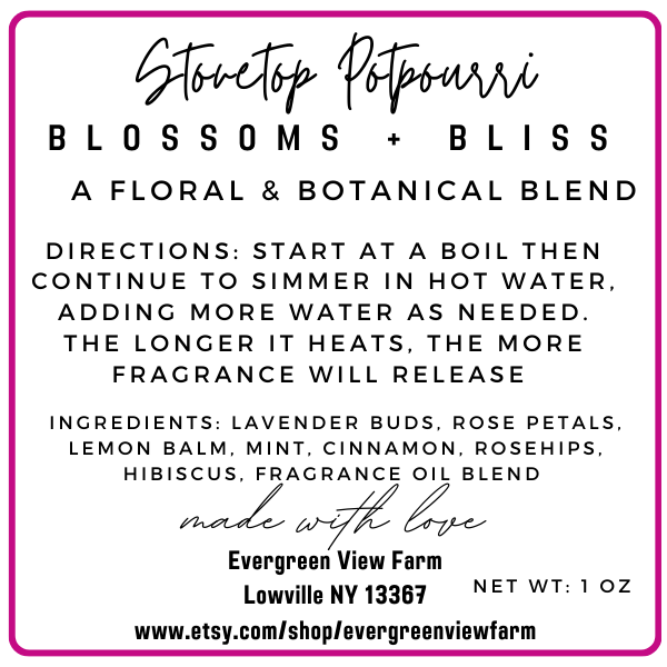 Simmer Pot- Blossom Bliss