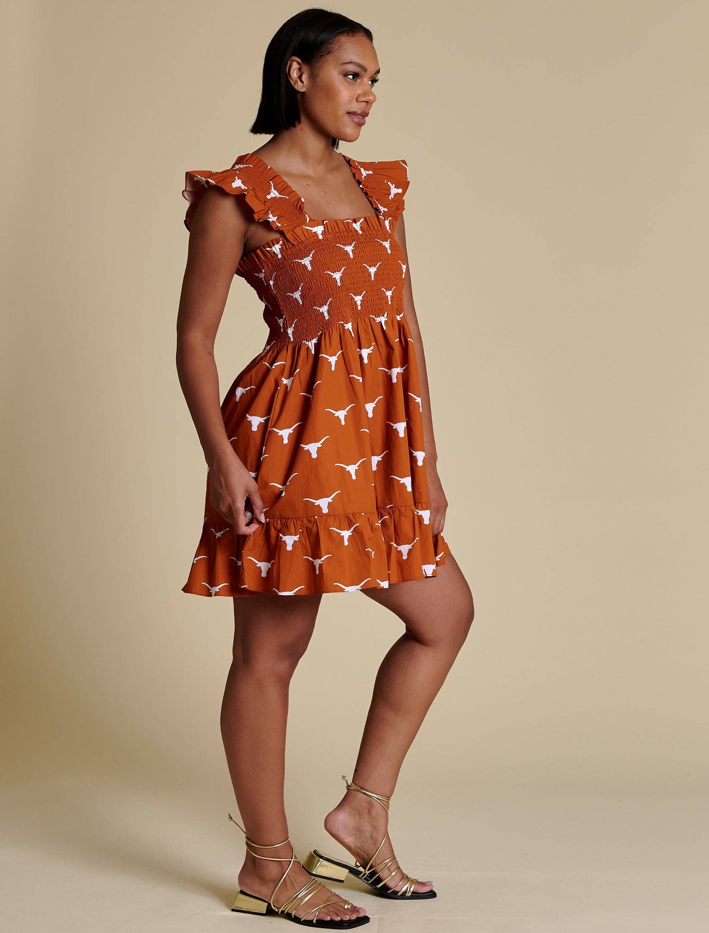Dress Poplin Smocked| Texas