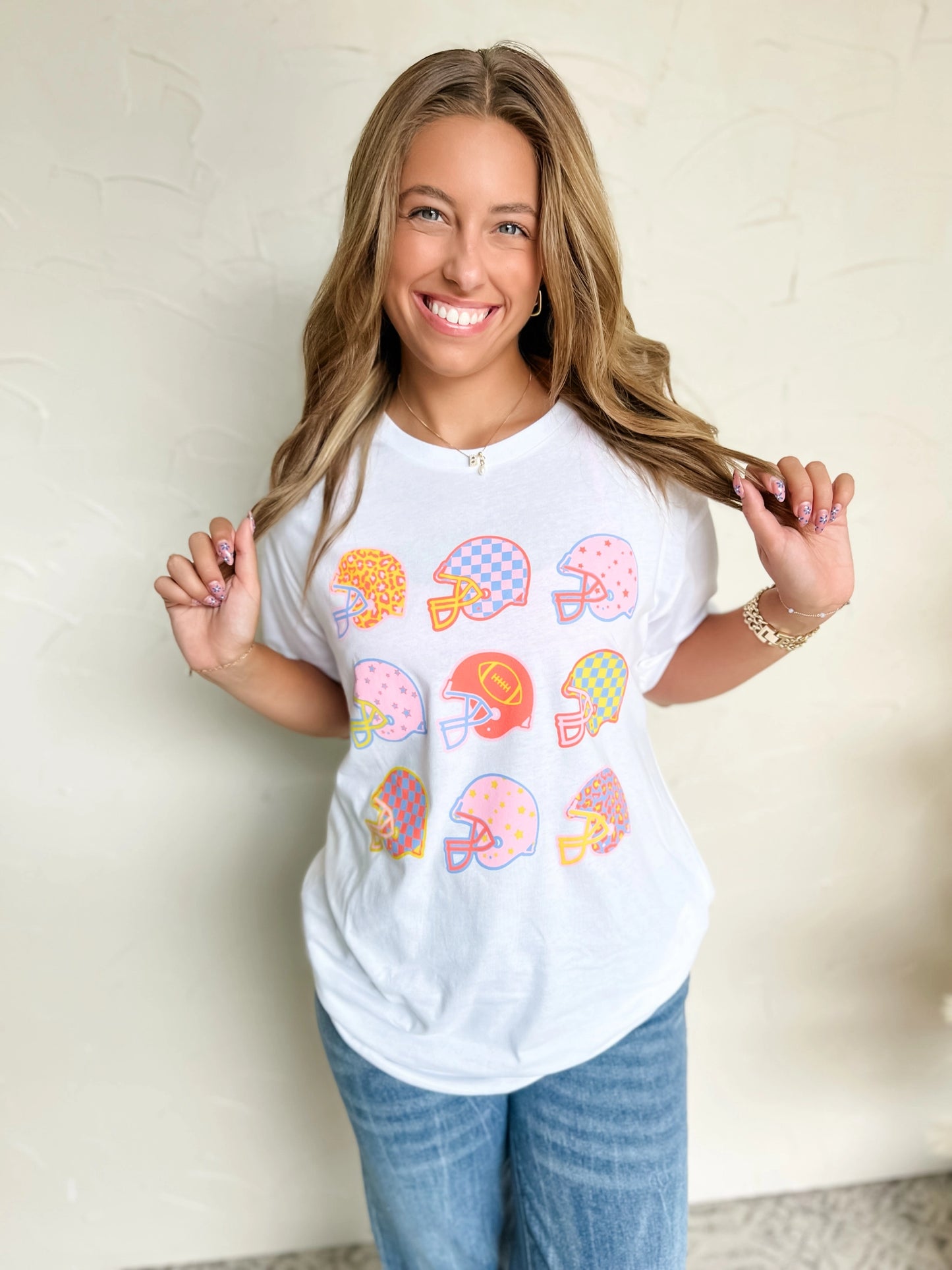 T-Shirt - Repeating Football