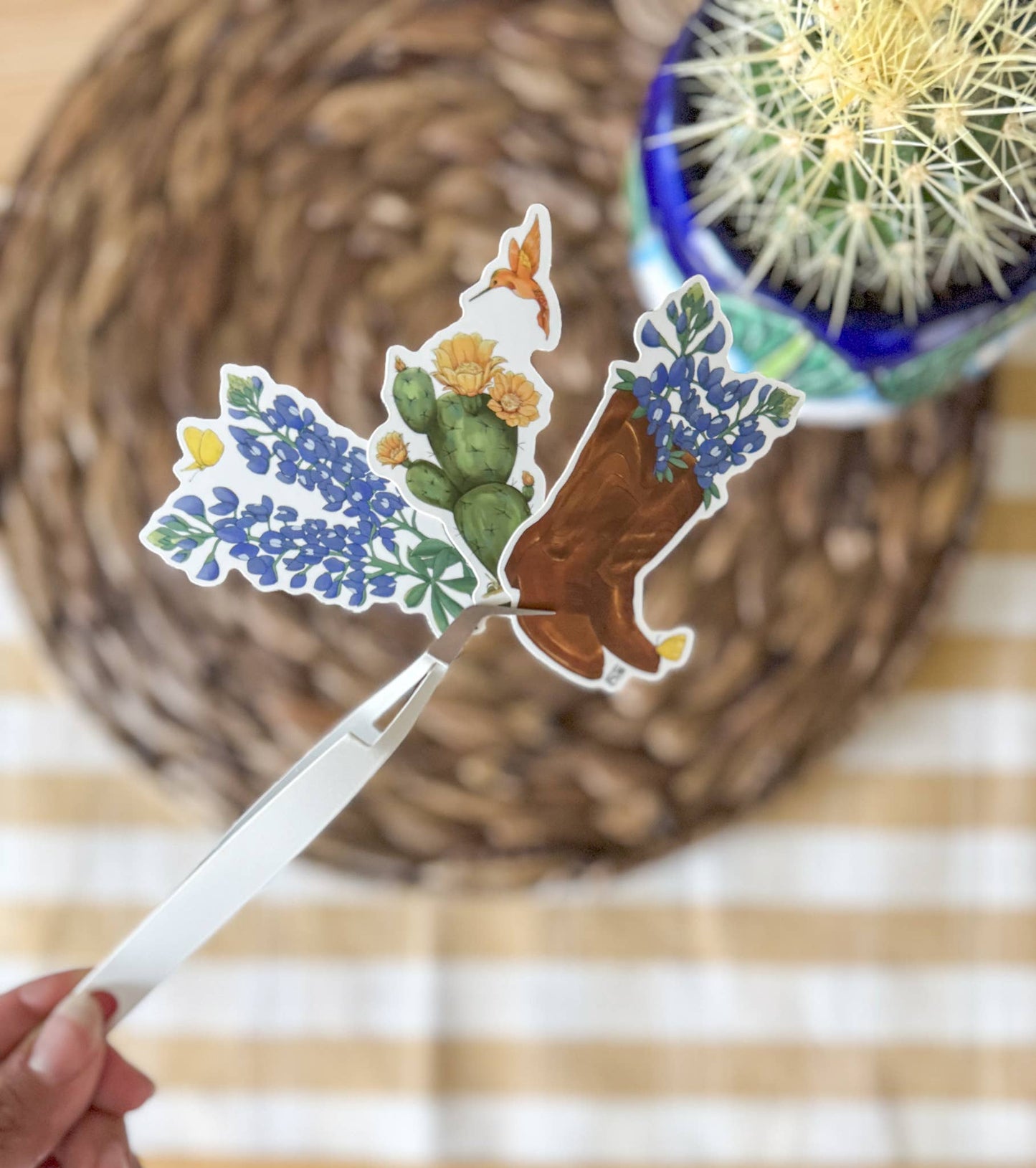 Stickers - Cowboy Boots & Bluebonnets