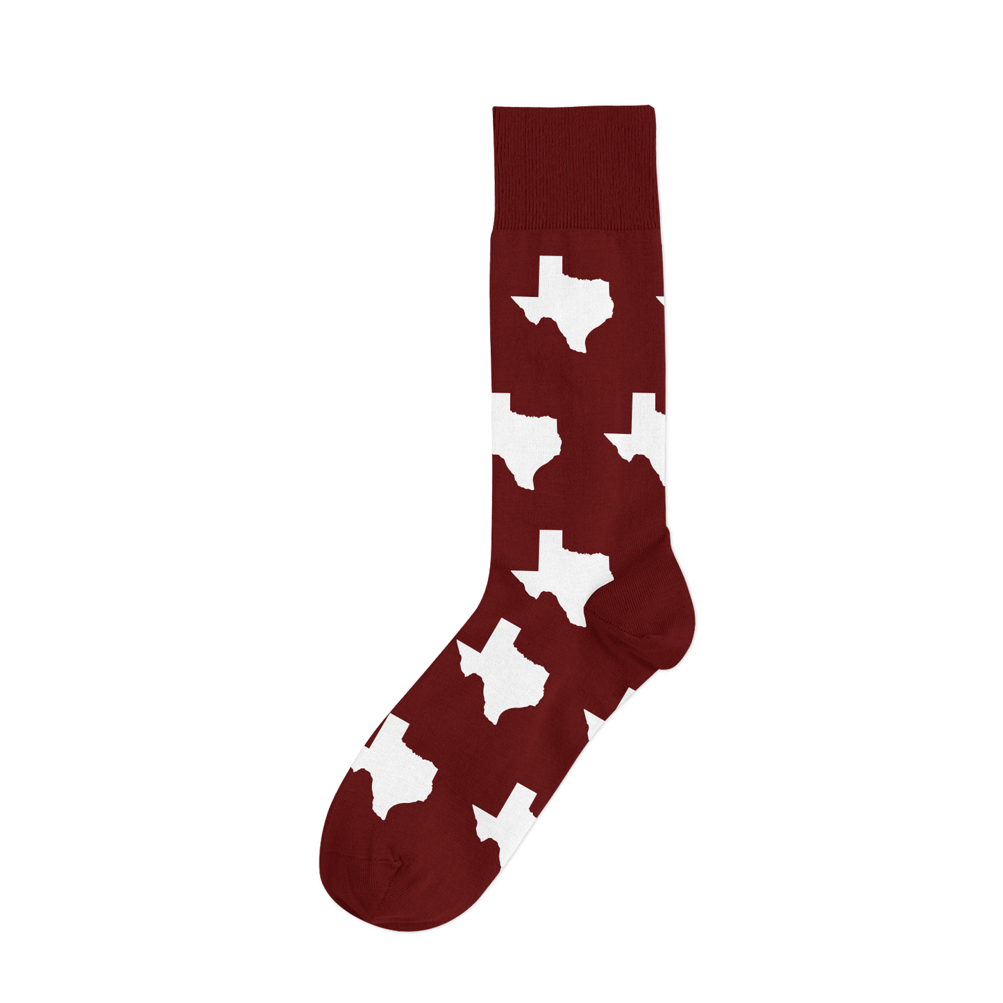 Socks - Texas TX Maroon & White