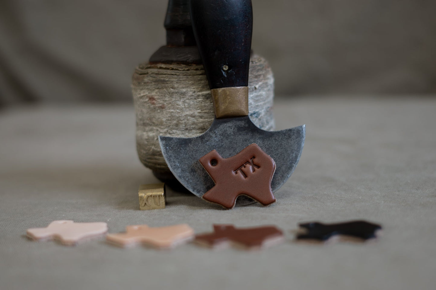 OEH Key Tag - Texas Leather