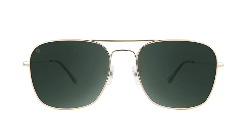 Sunglasses by Knockaround - Mount Evans - Gold / Aviator Green