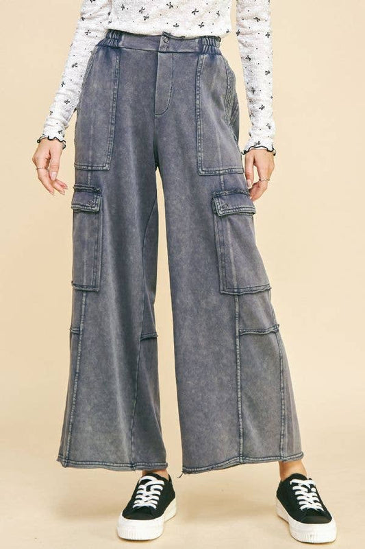 Pants- Cargo Mineral Wash