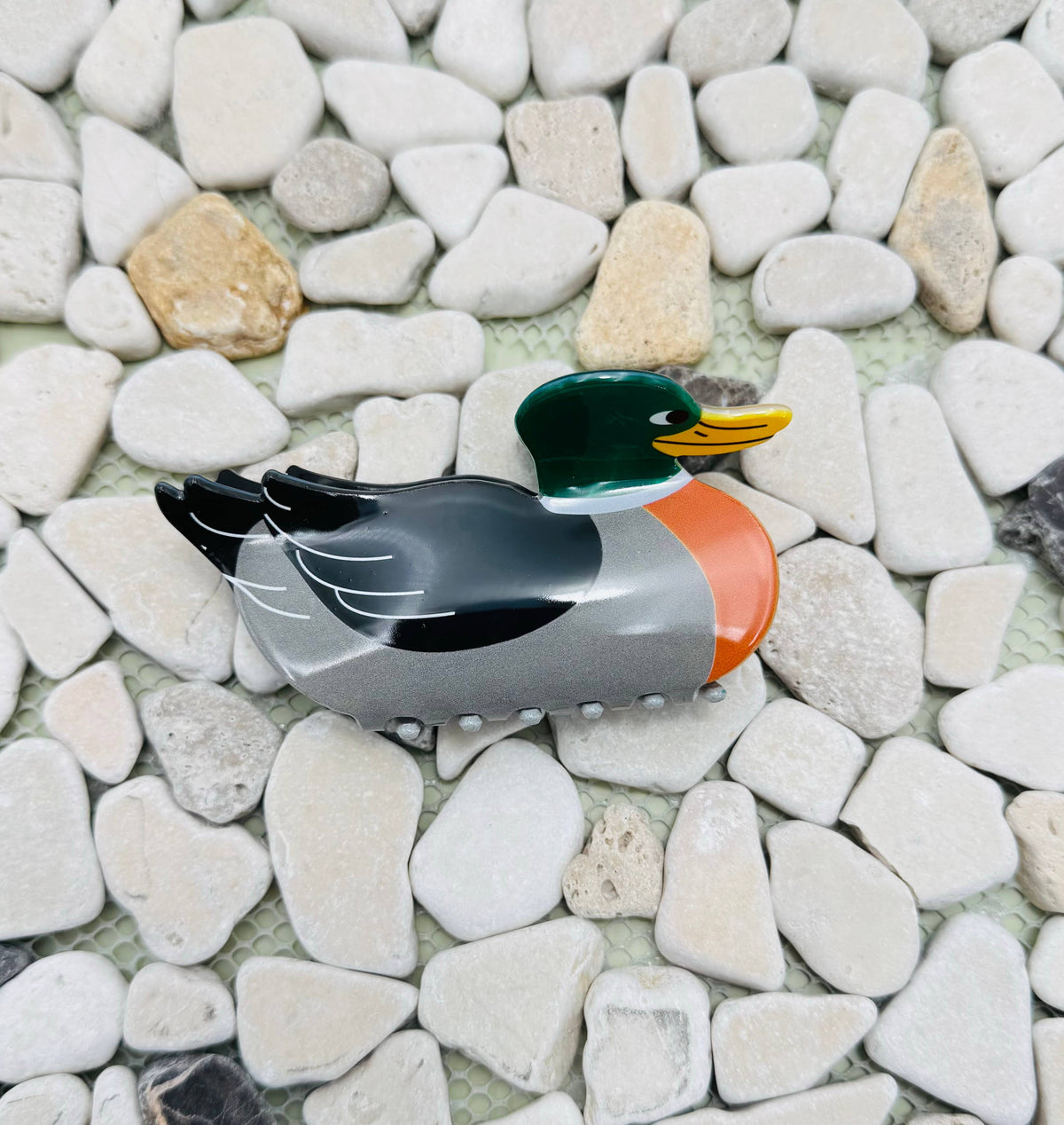 Hair Claw- Mallard