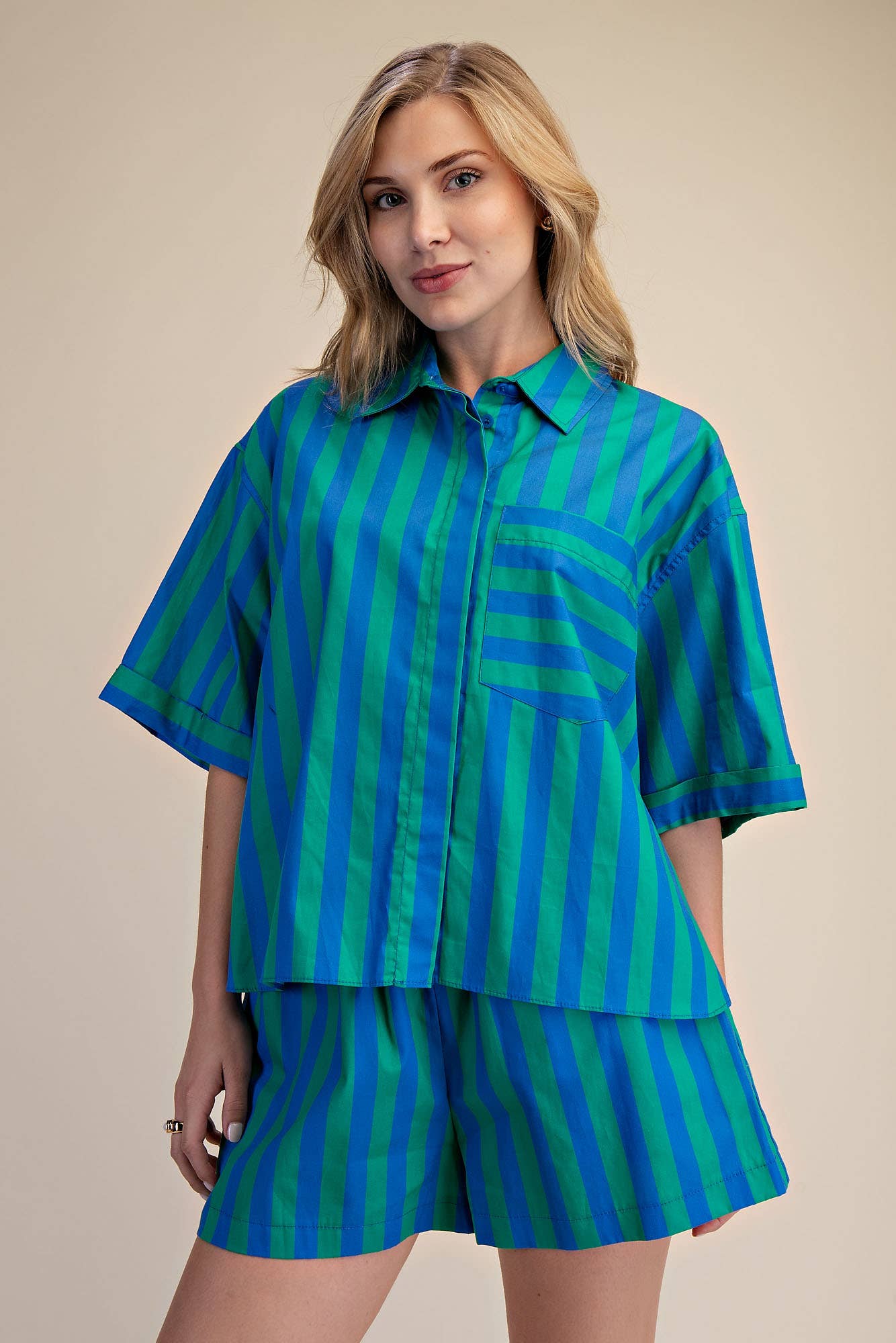 Shirt - Collar Neck Button Down