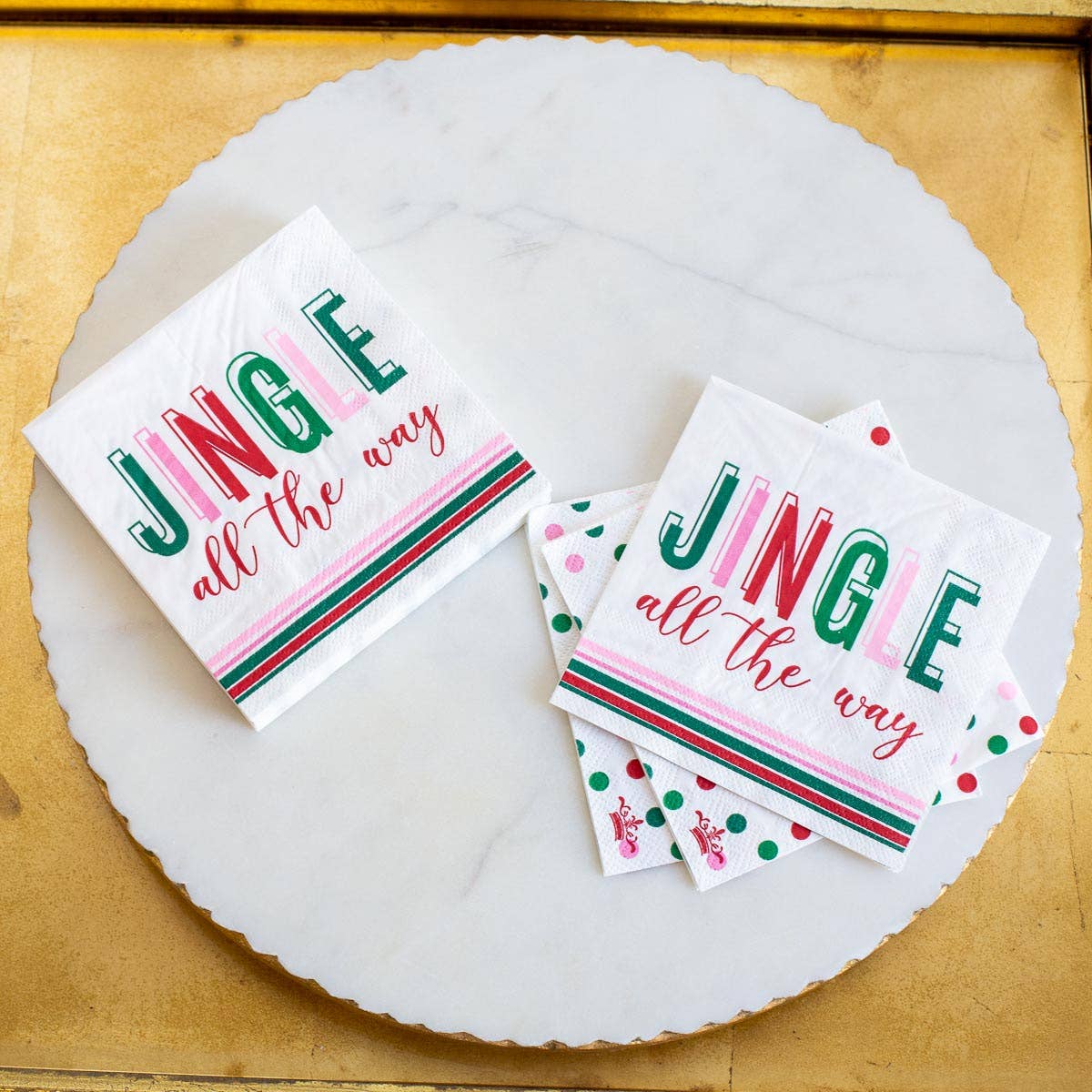 Cocktail Napkins- Jingle All The Way