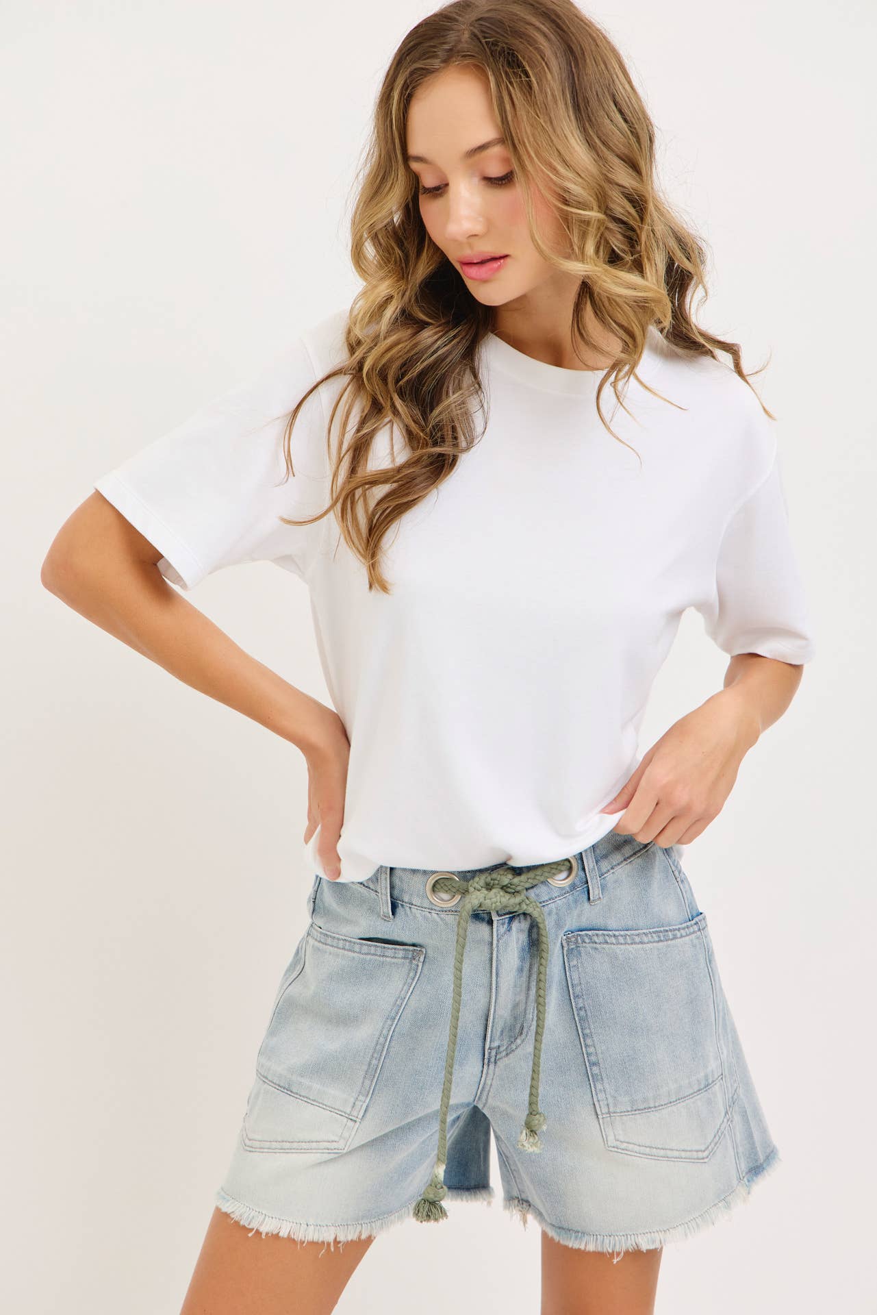 Shorts- Barrel Denim