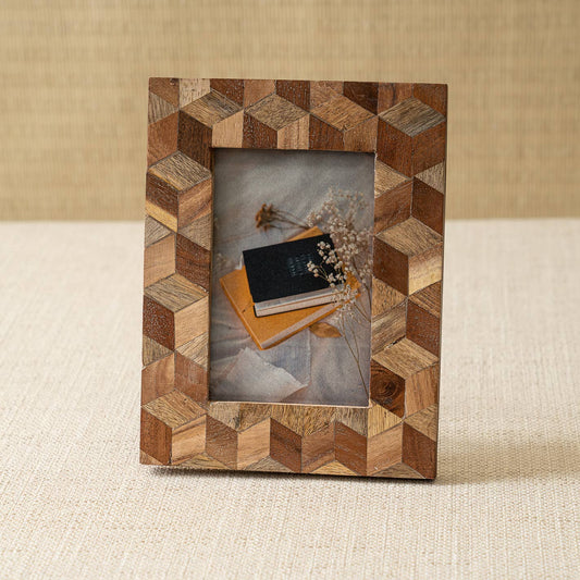 Photo Frame- Multi-Wood Chevron