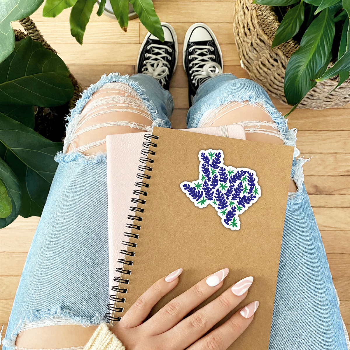 Sticker- Texas State Bluebonnet