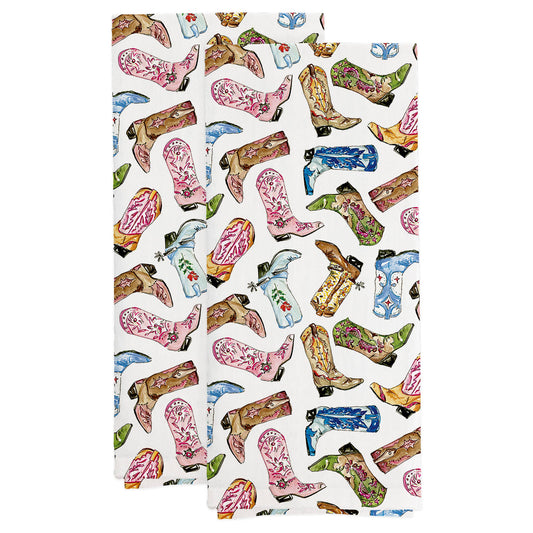 Tea Towel- Boot Scootin
