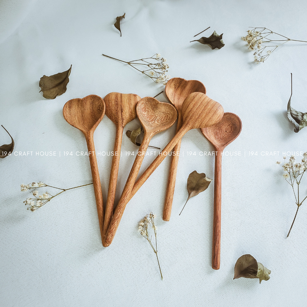 Spoon- Large Wooden Heart Shaped