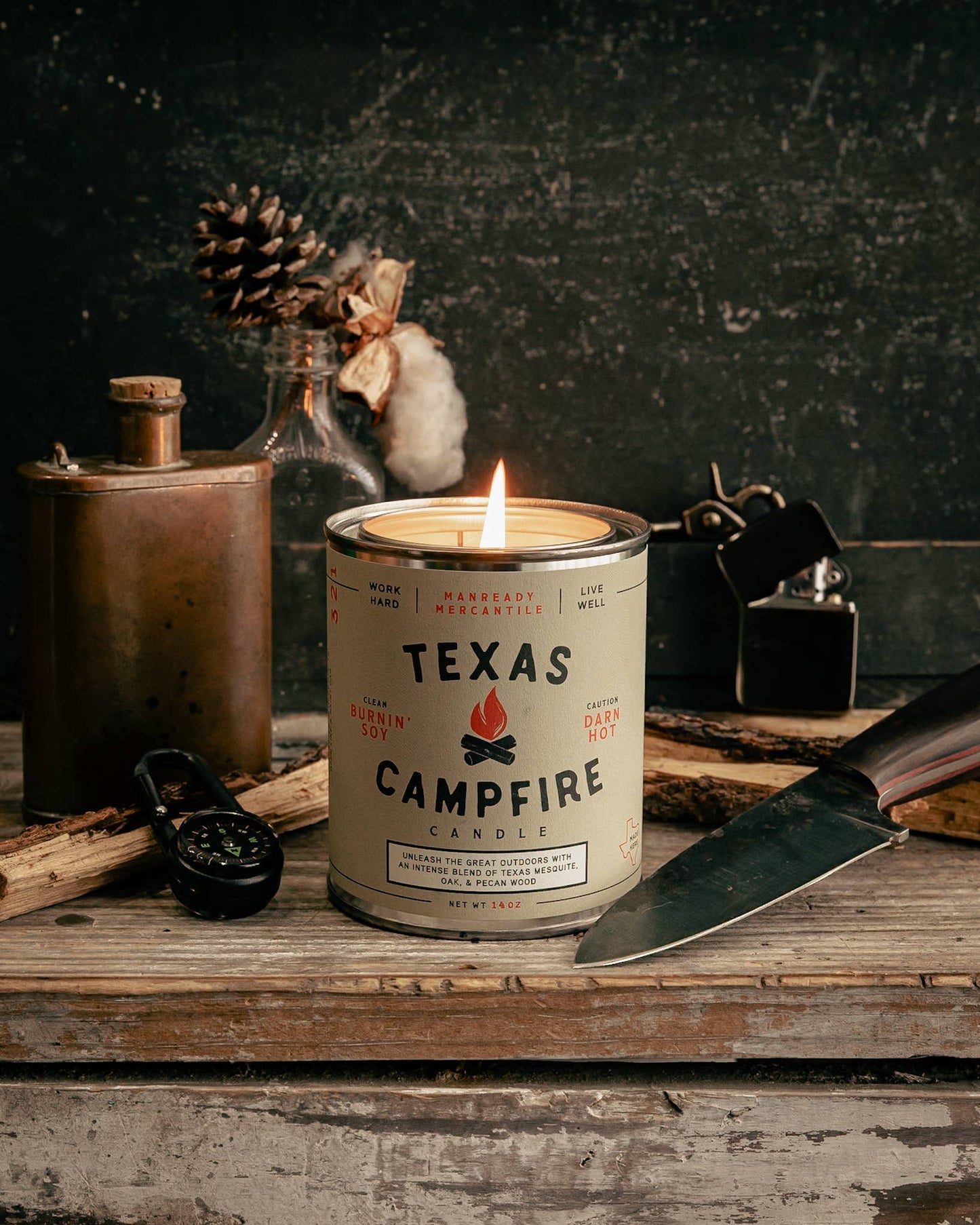 Candle - Texas Campfire