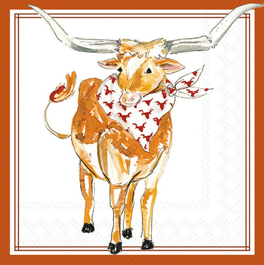 Paper Cocktail- White Longhorn Hometown Pride