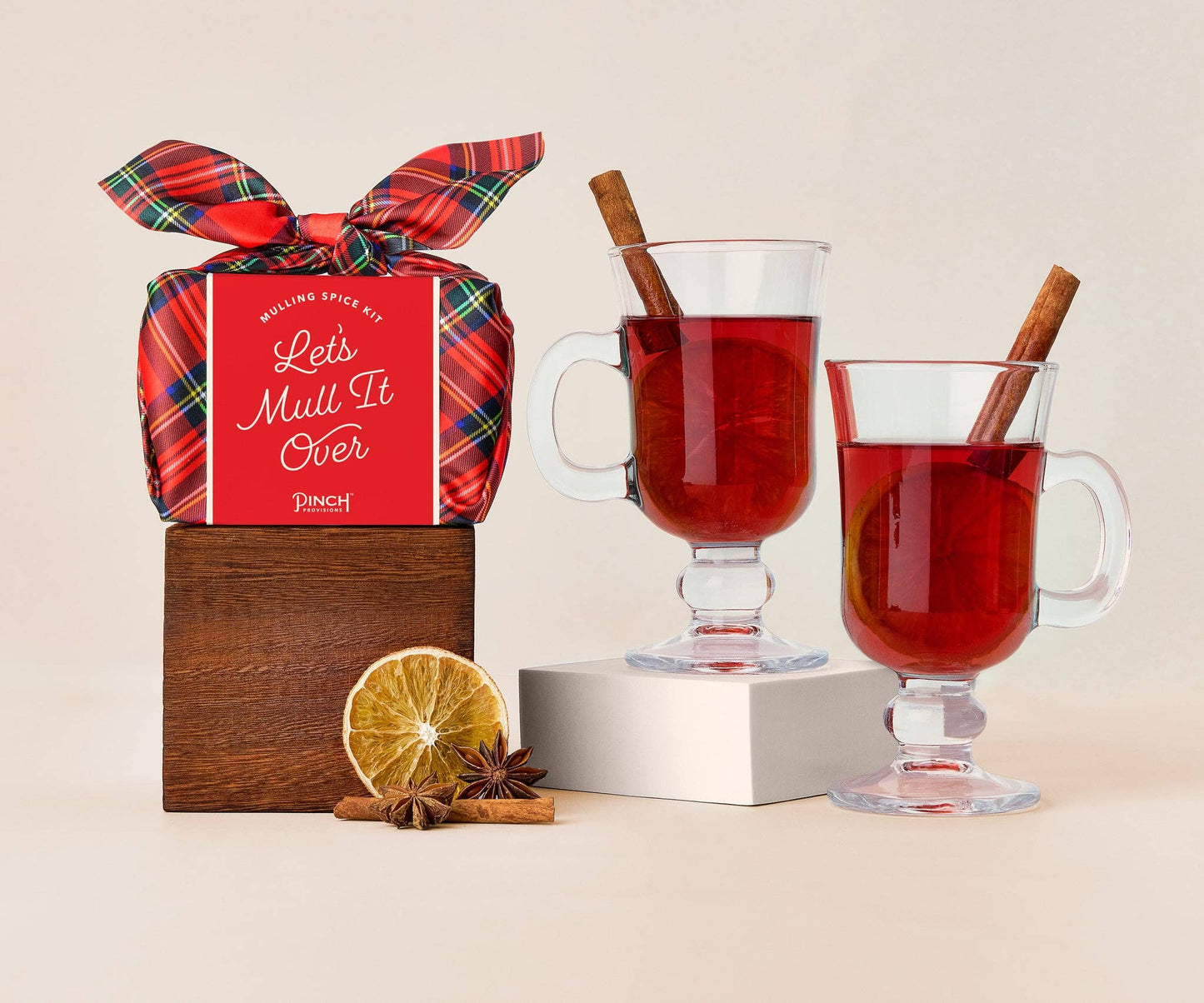 Mulling Spice Kit | Red Tartan Plaid