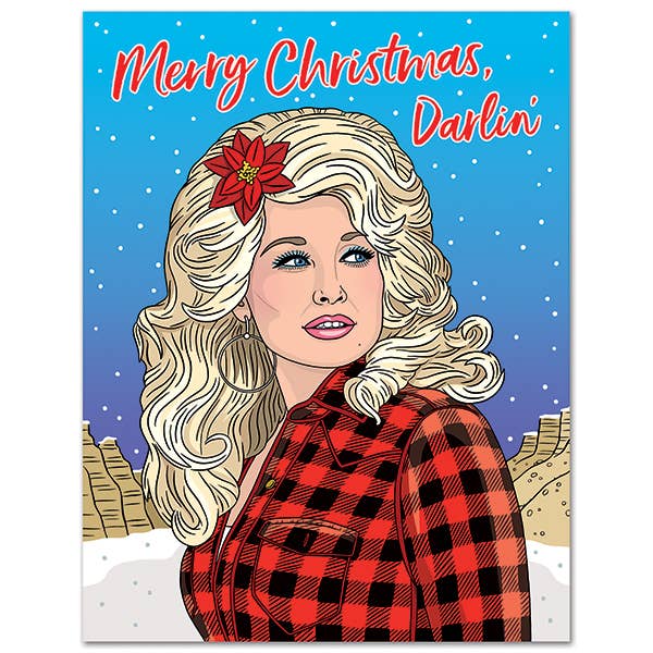 Greeting Card - Dolly Merry Christmas Darlin'