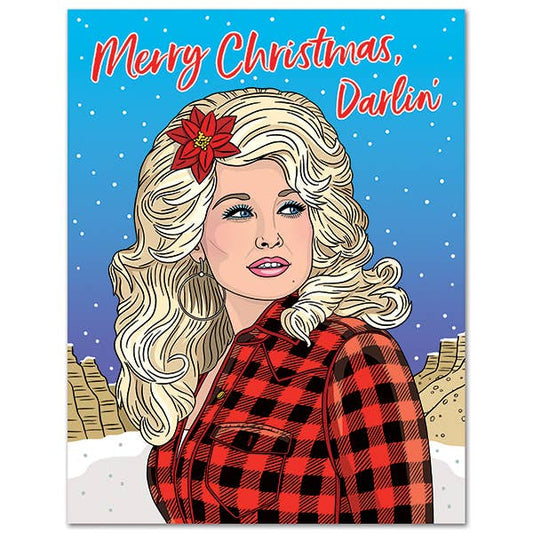 Greeting Card - Dolly Merry Christmas Darlin'