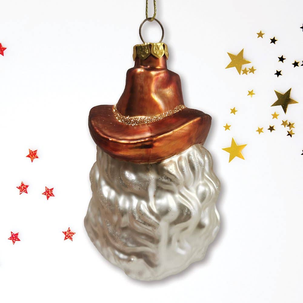 Ornament - Western Cowboy Santa